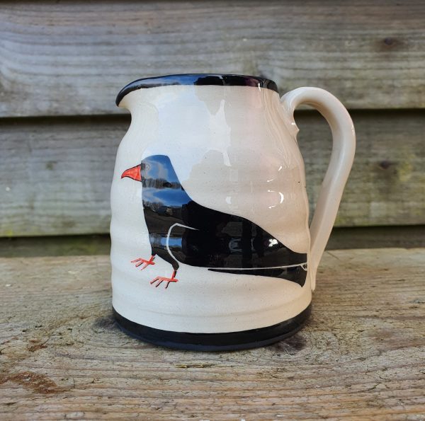 Cornish Chough Cream Jug