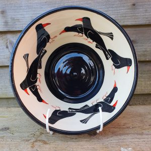 Cornish Chough Bowl - Medium