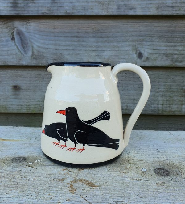 Cornish Chough Milk Jug